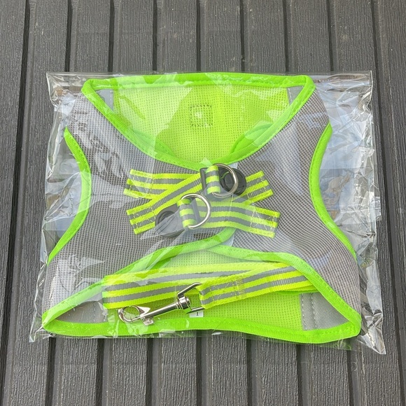 Kelly Pet - Neon Green Reflective Small Dog Harness & Leash - Picture 11 of 13